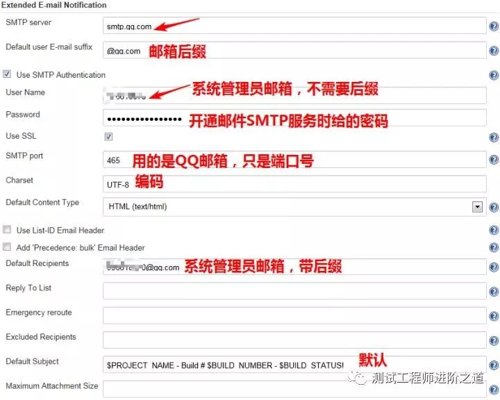 Jenkins邮件通知配置