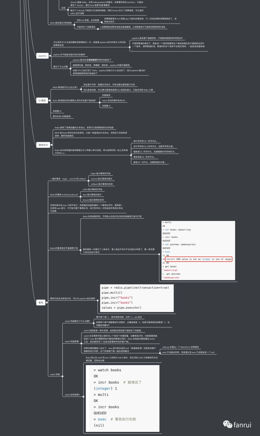 一文理清 Redis 基础及进阶知识！（附高清大图）