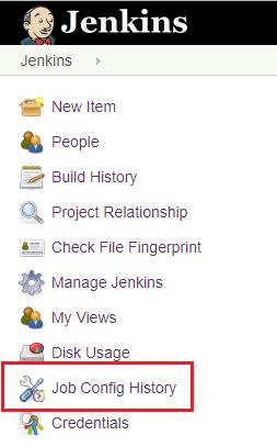 Jenkins：配置信息变更历史
