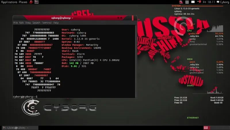 10 大黑客专用的 Linux 操作系统...