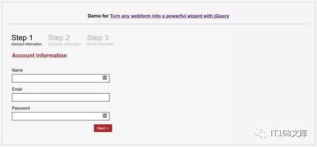 基于jQuery，这六大表单向导插件首推！