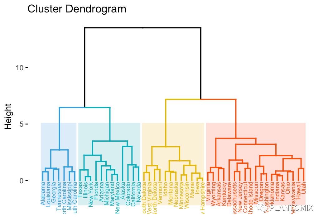 【R语言】层次聚类算法及可视化