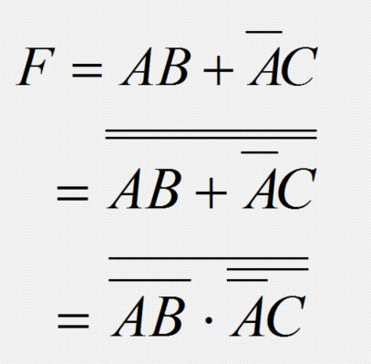 逻辑函数的化简【逻辑函数式化简为其它形式】