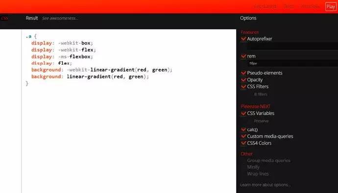 推荐 10 个超棒的 CSS3 代码生成工具
