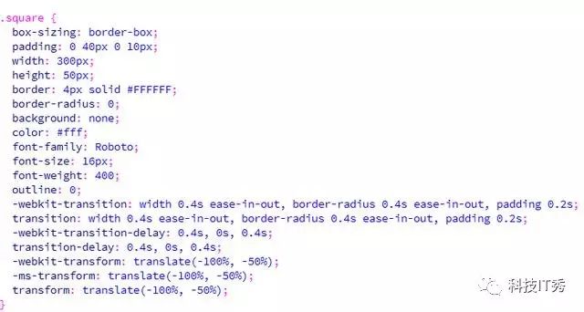 CSS3搜索框动画切换特效