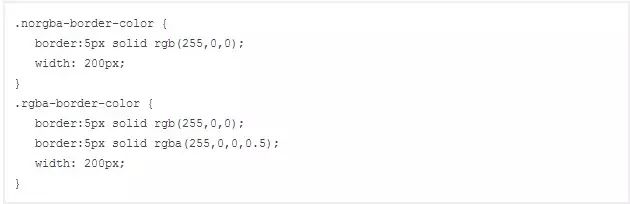 CSS3 透明色 RGBA使用介绍