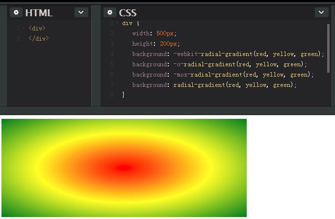 CSS3的各种渐变