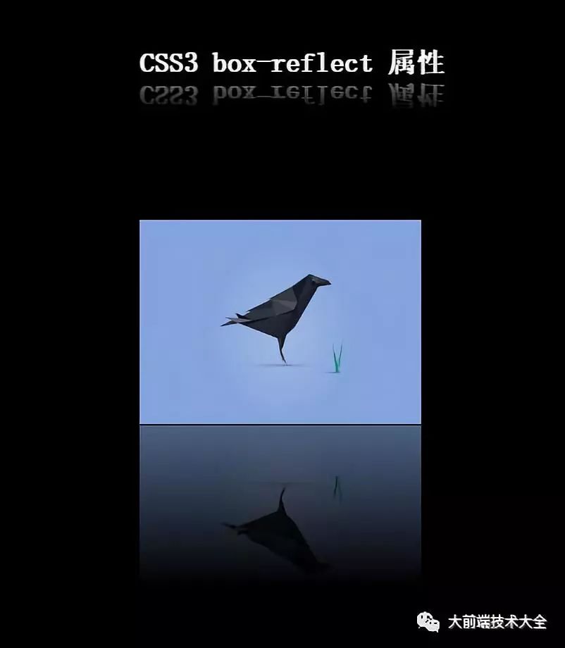 CSS3 倒影效果