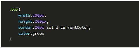 css3原生变量之currentColor详解