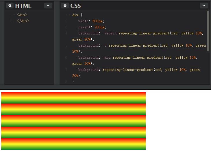 CSS3的各种渐变