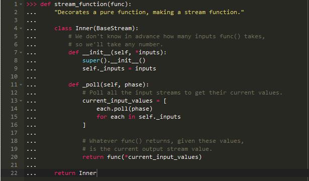 在Python中探索函数式响应型编程(FRP)