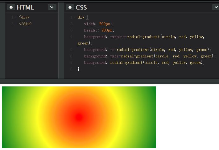 CSS3的各种渐变