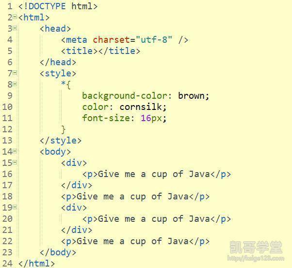 JavaEE——CSS3样式表