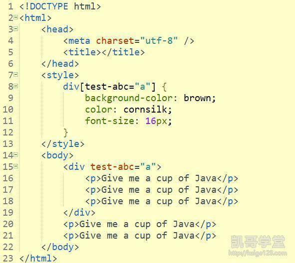 JavaEE——CSS3样式表