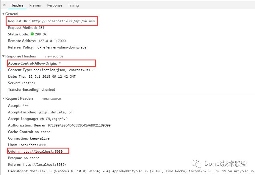 .Net Core Cors中间件解析