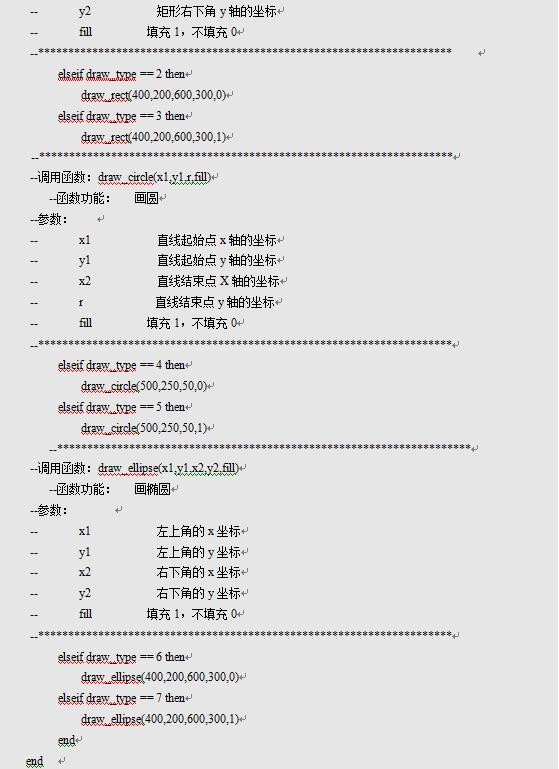 LUA教程7-绘图API函数使用说明