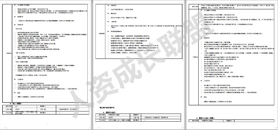 最潮组织架构设计模板.ppt