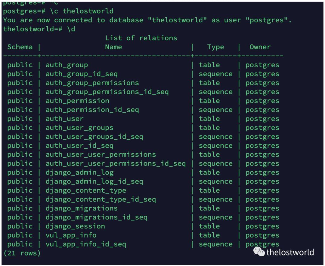 CVE-2020-7471-Django SQL注入漏洞复现