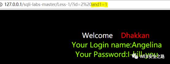 SQL注入之less-1