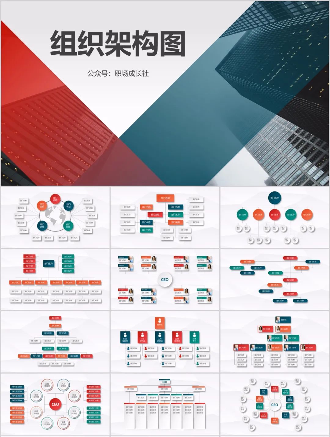 组织架构设计+模板工具包（阿里、腾讯、上市企业等）