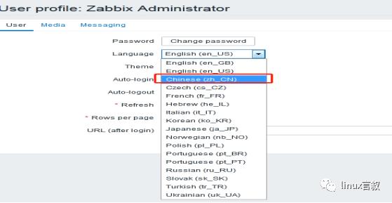 ​（2）Centos6.5+nginx+php+myql+zabbix 页面配置