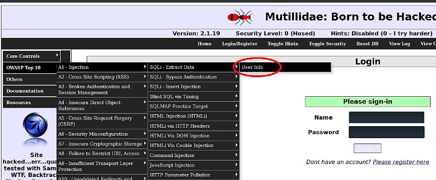 SQL注入漏洞利用