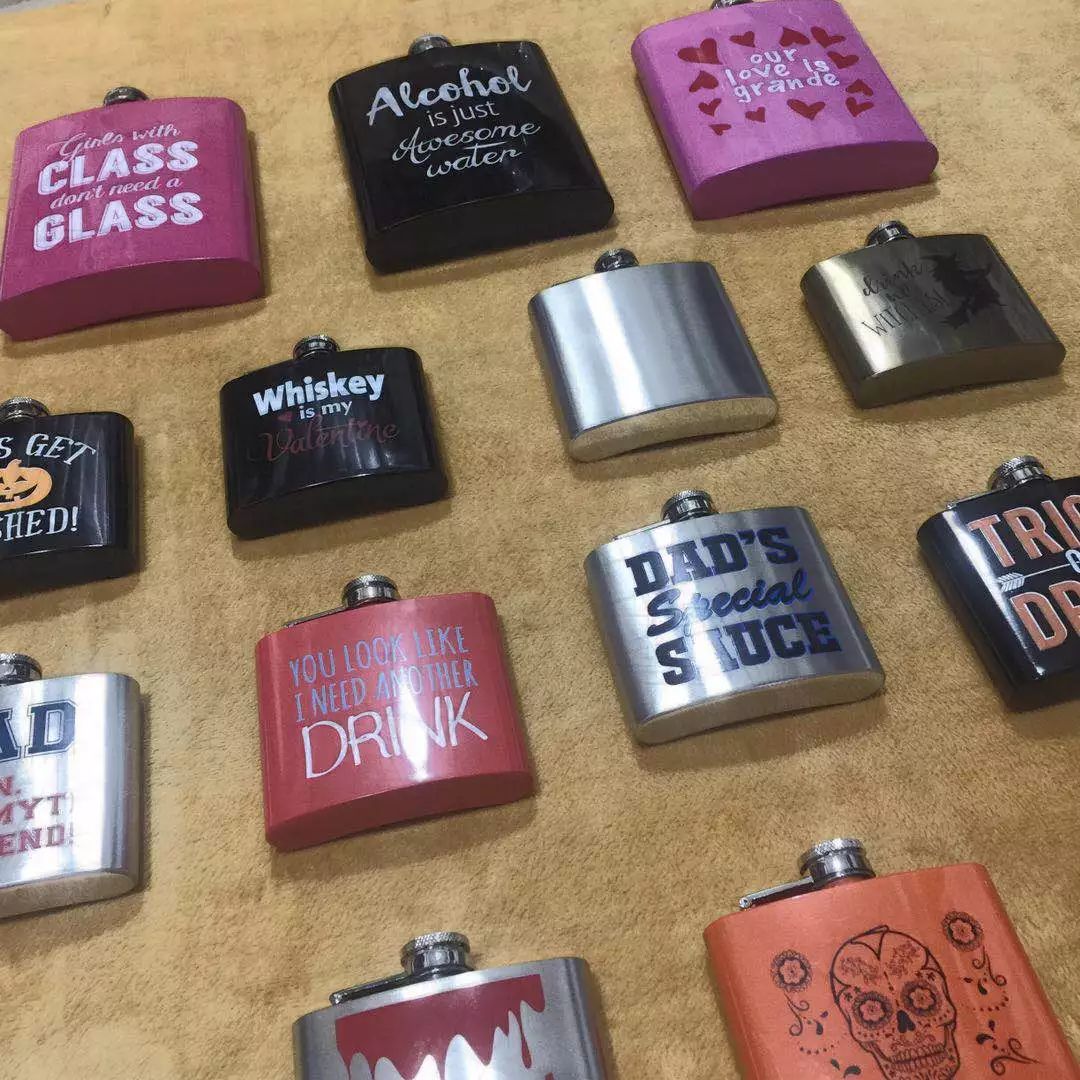 HIP FLASK 入门级的304钢酒壶多种规格男人户外的随身品