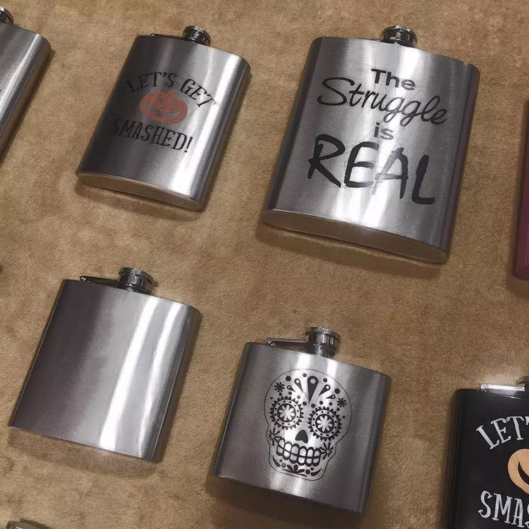 【微店】即刻开拍 !HIP FLASK 入门级的304钢酒壶多种规格男人户外的随身品