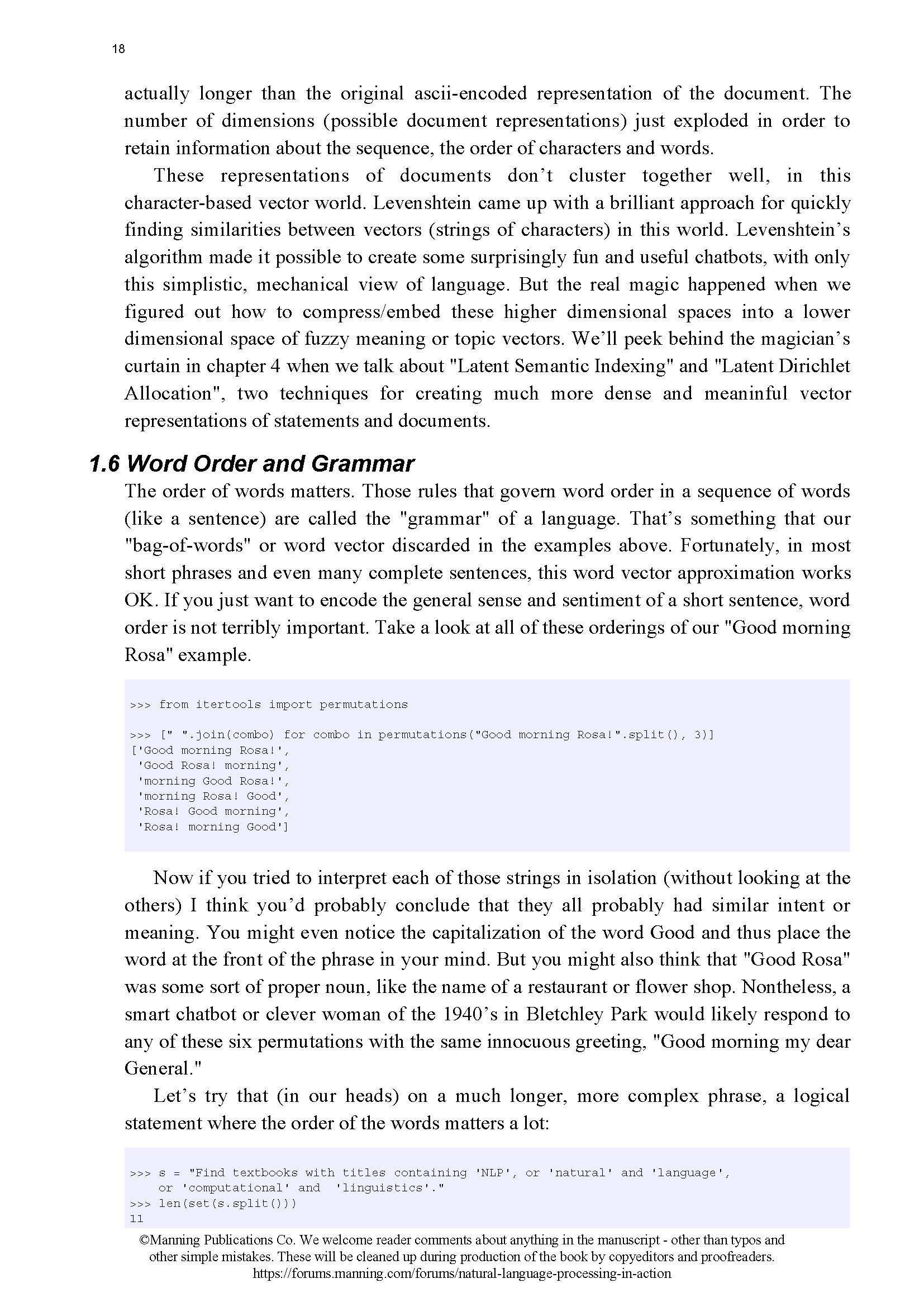 【下载】Python自然语言处理实战书籍和代码《Natural Language Processing in Action》