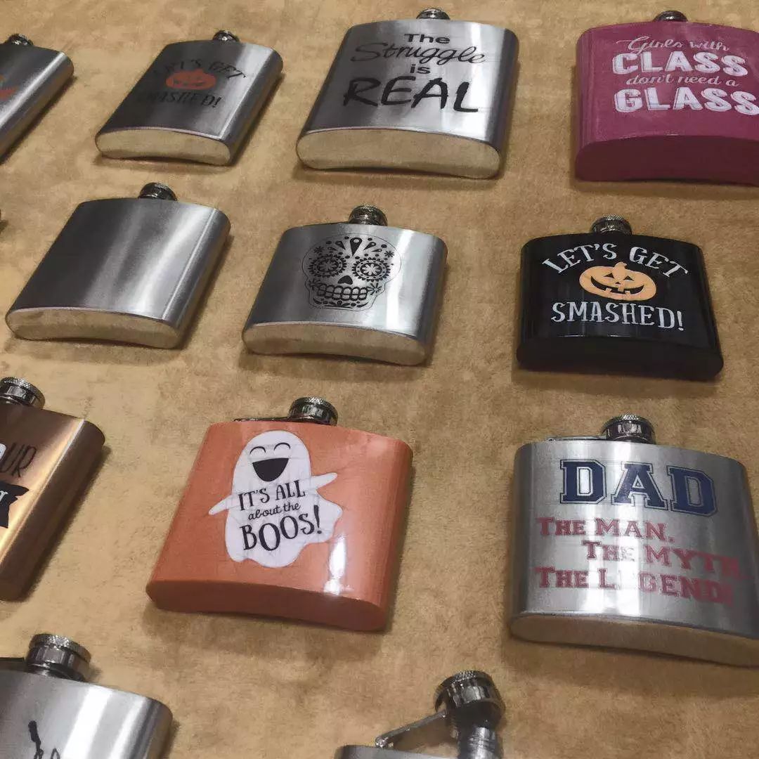 HIP FLASK 入门级的304钢酒壶多种规格男人户外的随身品