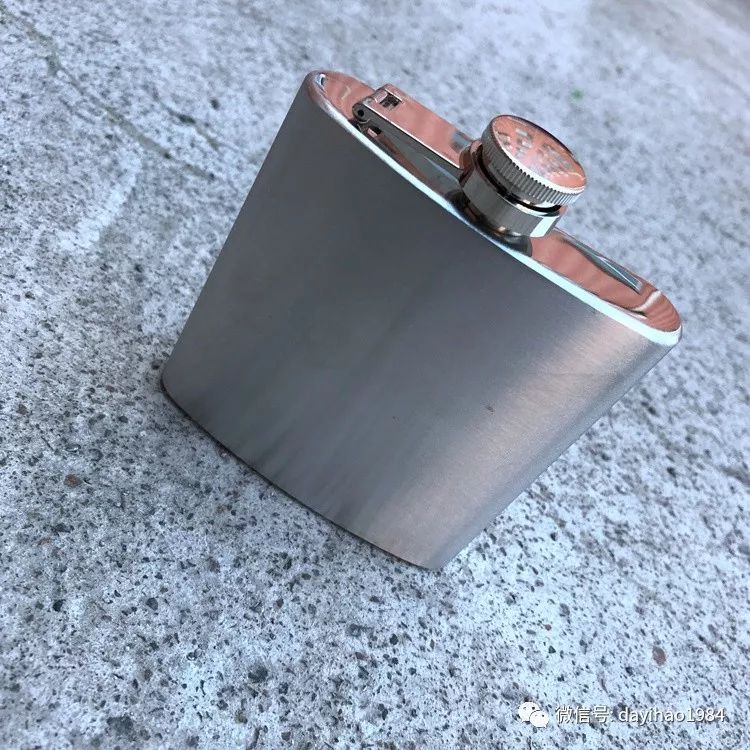 酒友快来！Hip Flask！硬汉户外不锈钢便携酒壶6盎司酒具