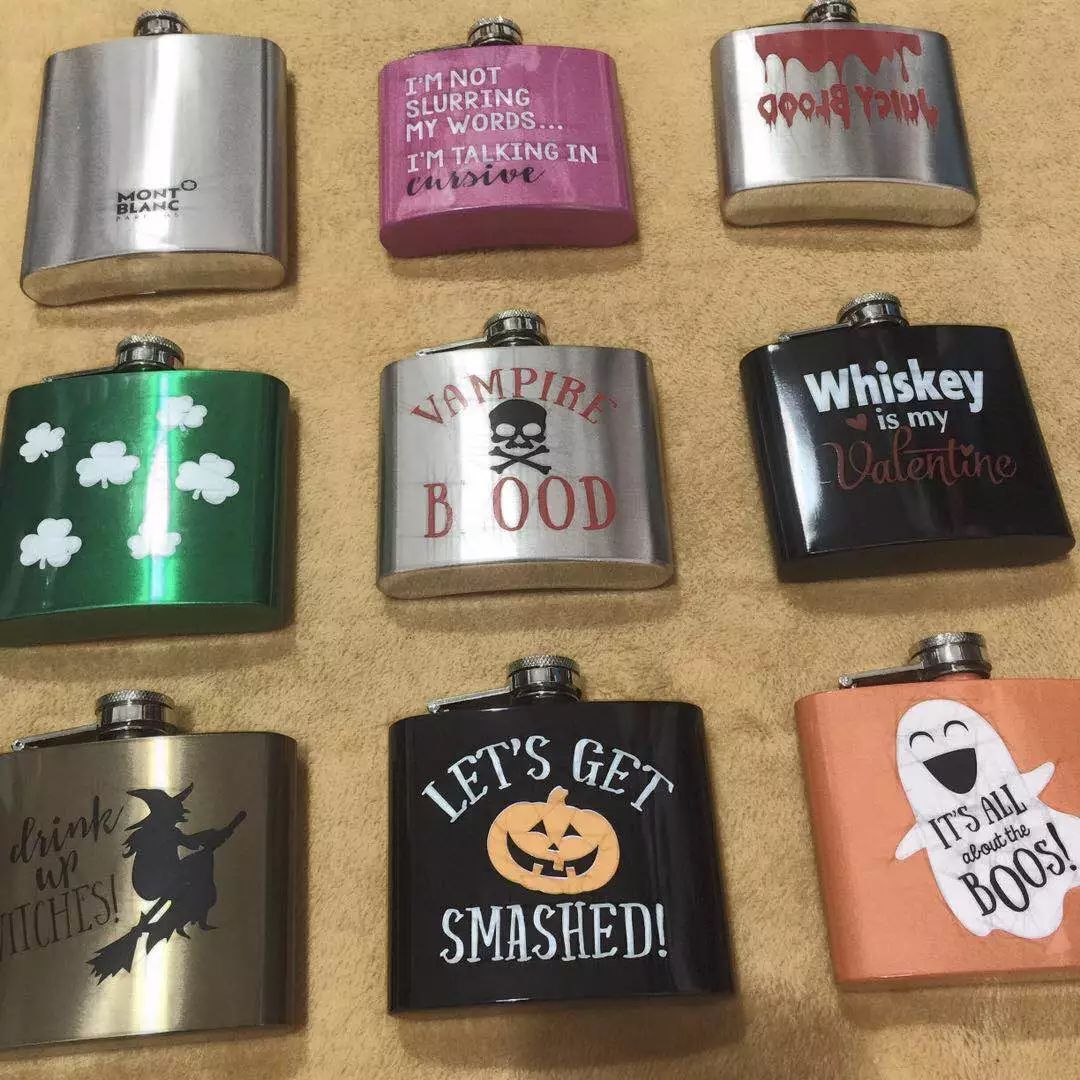 【微店】即刻开拍 !HIP FLASK 入门级的304钢酒壶多种规格男人户外的随身品