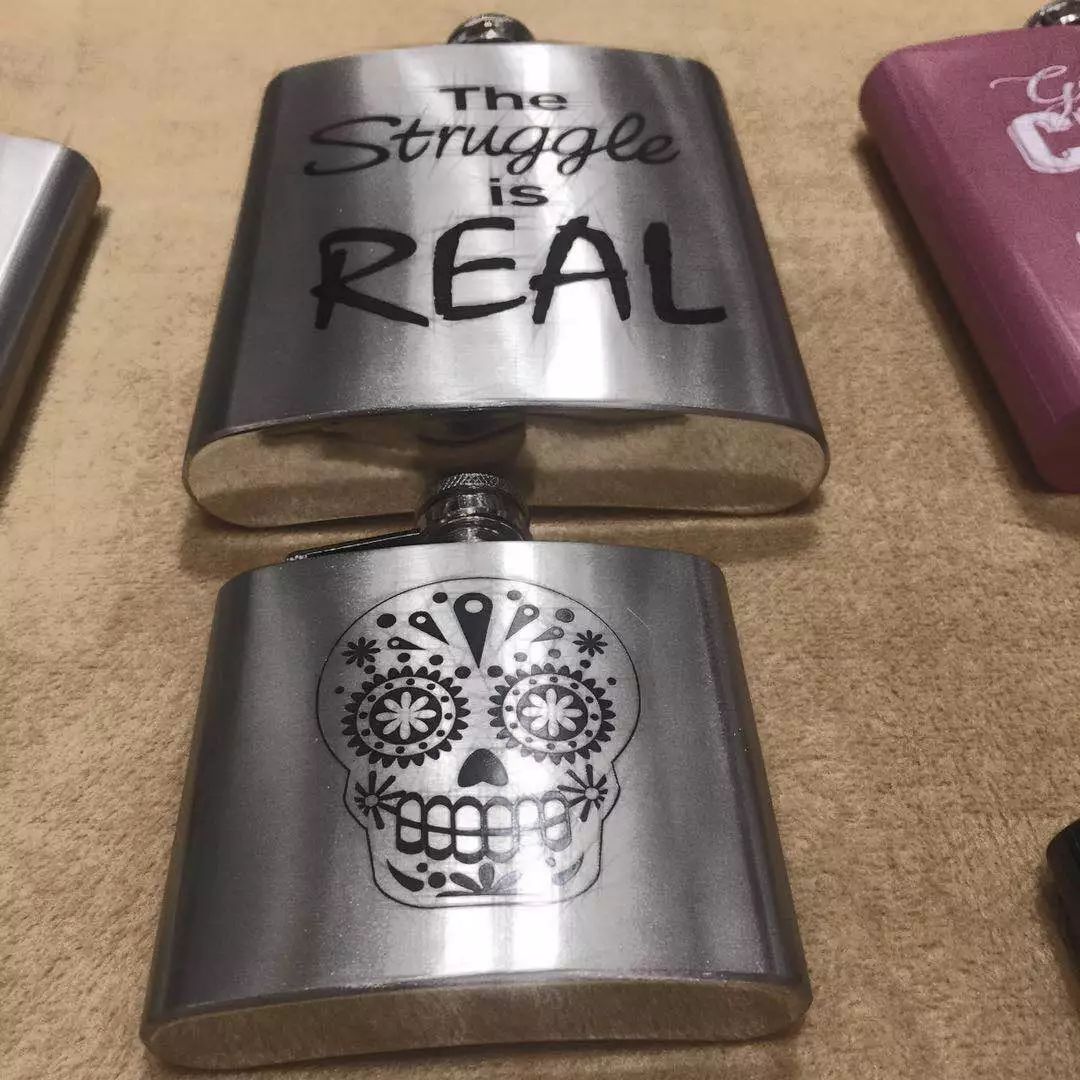 【微店】即刻开拍 !HIP FLASK 入门级的304钢酒壶多种规格男人户外的随身品