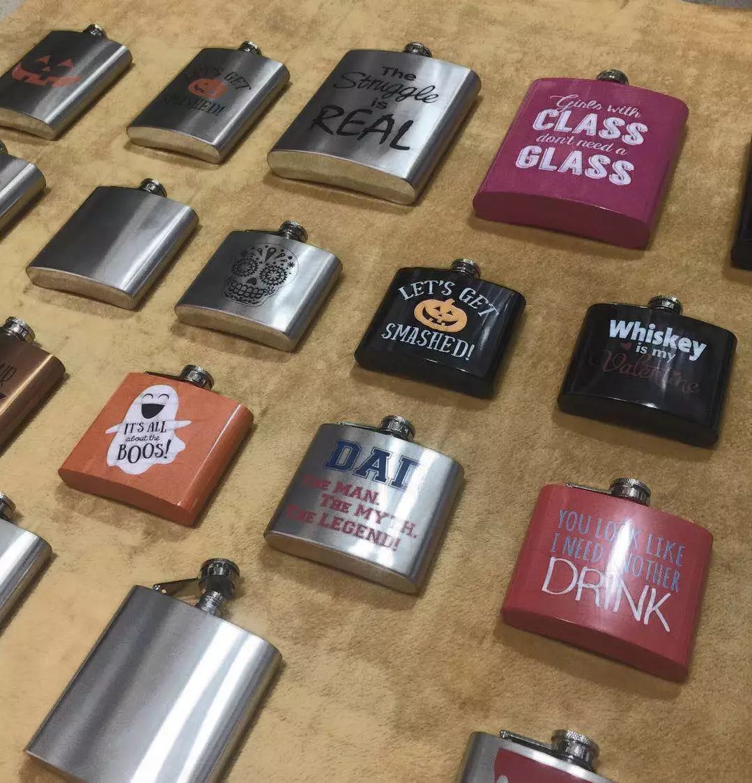 【微店】即刻开拍 !HIP FLASK 入门级的304钢酒壶多种规格男人户外的随身品