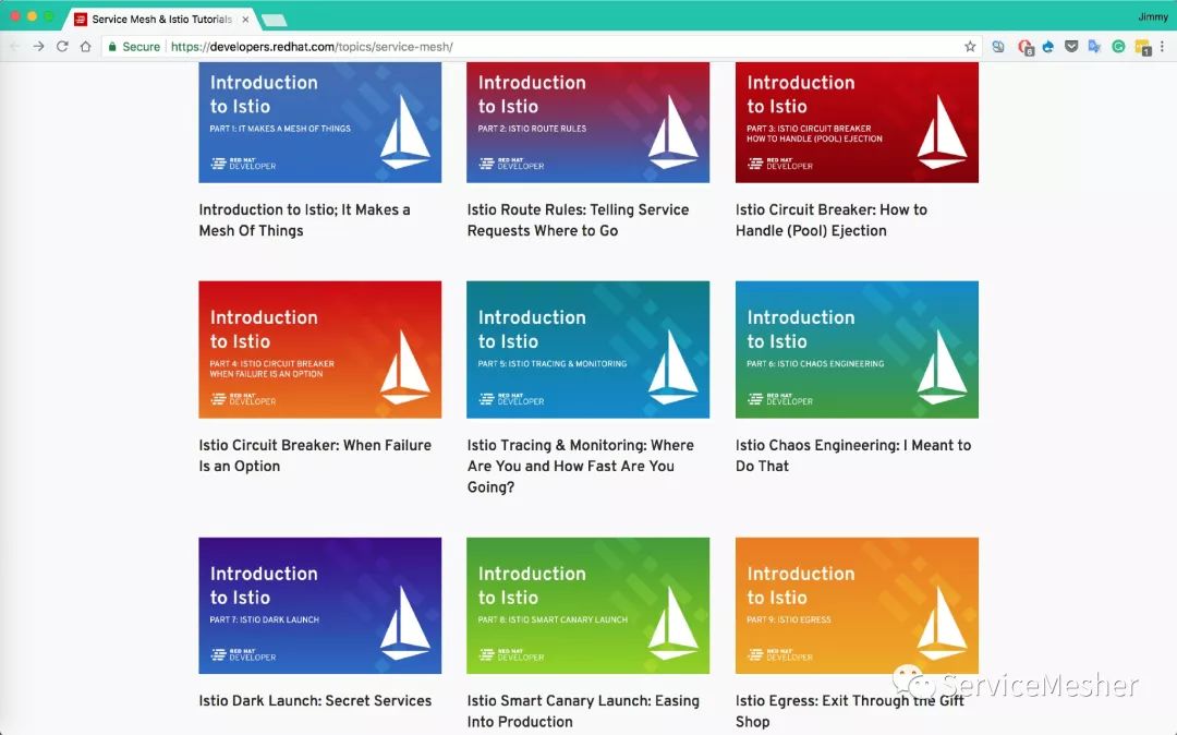 推荐|目前最完整的Istio Service Mesh示例教程汇总