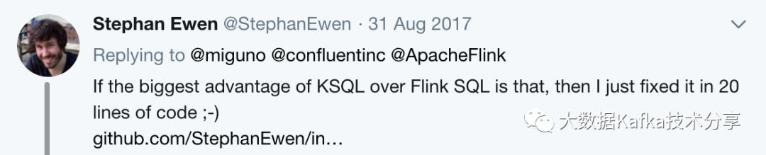 KSQL与Flink SQL的比较