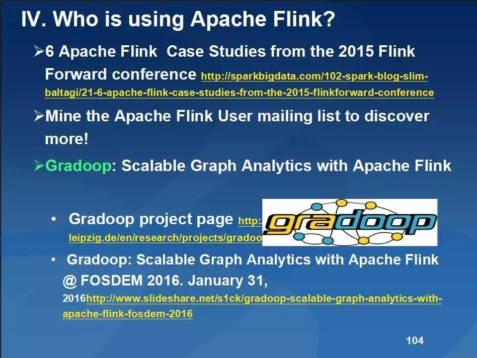 大数据分析引擎Apache Flink: What, How, Why, Who, Where?