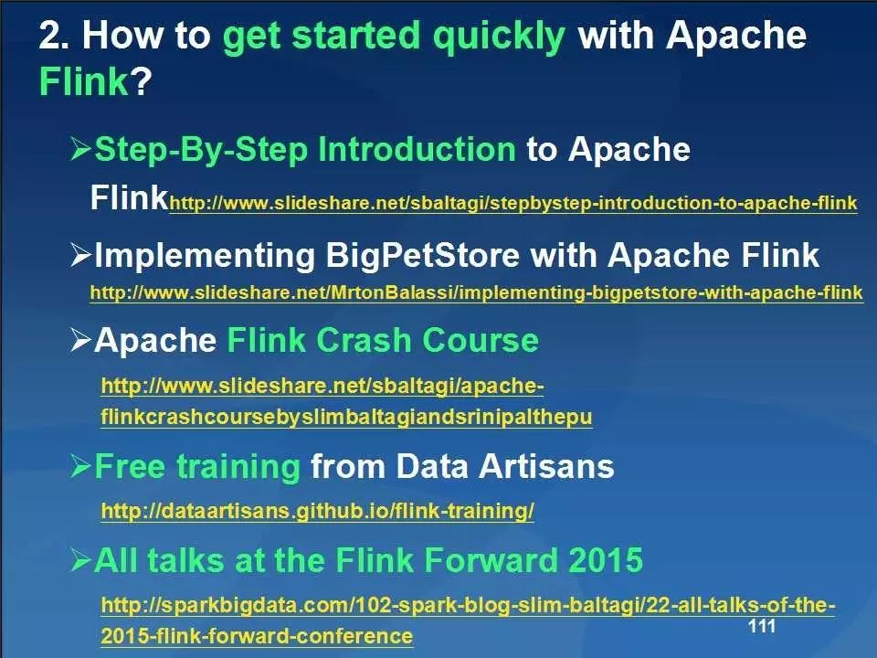 大数据分析引擎Apache Flink: What, How, Why, Who, Where?