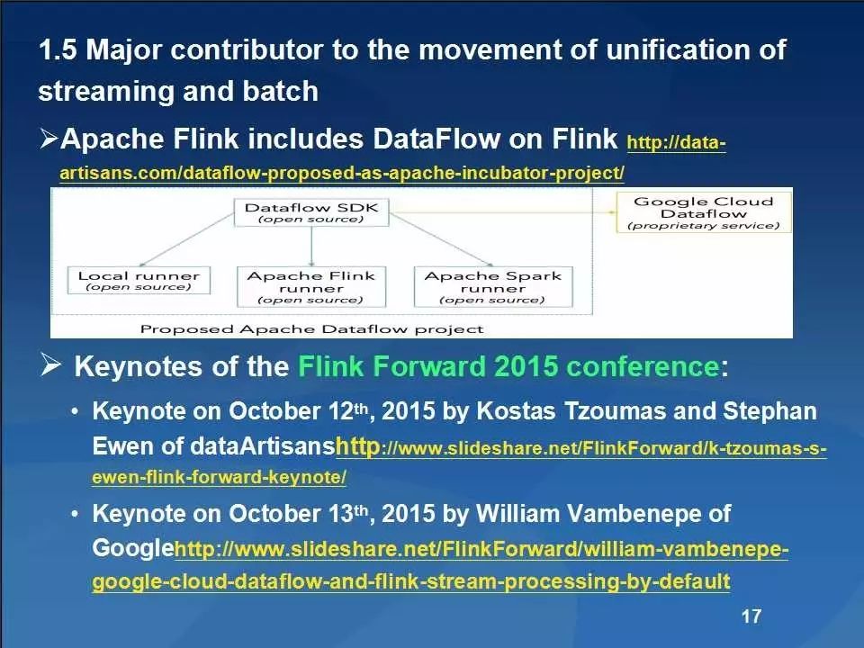 大数据分析引擎Apache Flink: What, How, Why, Who, Where?