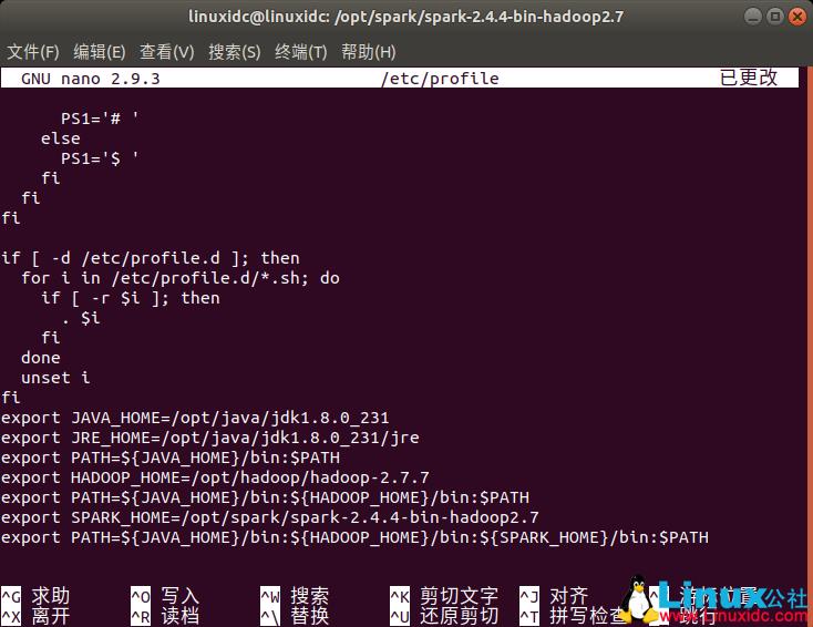 Ubuntu下搭建单机Hadoop和Spark集群环境