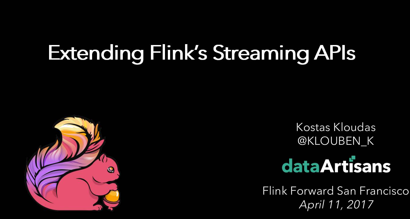 [干货]Flink Forward 201704所有PPT资料下载