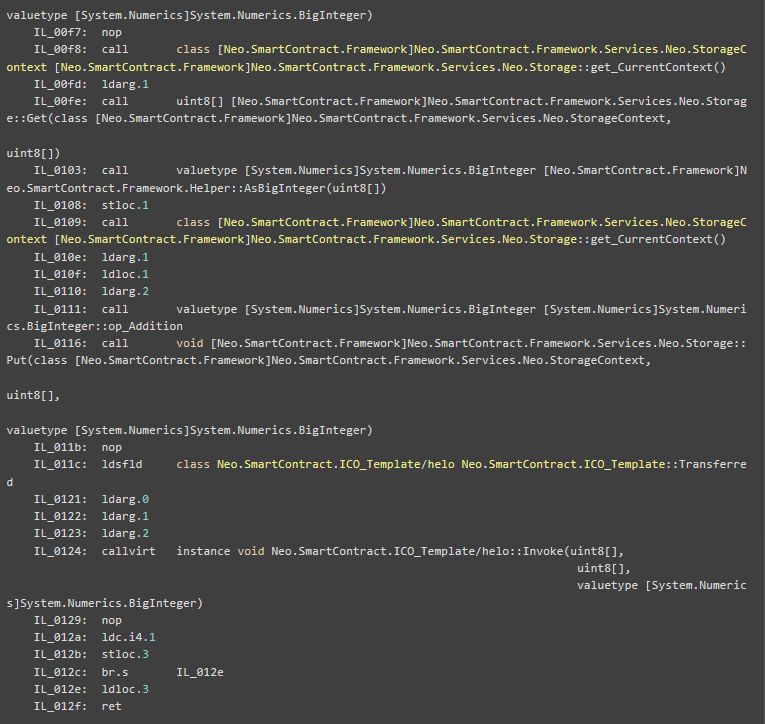 NEO C# 合约编译器原理解析