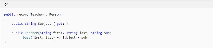 C# 9.0 中的新增功能