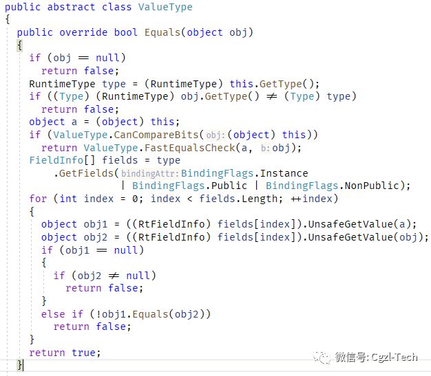 C#相等性 - 为值类型重定义相等性