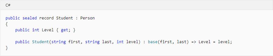 C# 9.0 中的新增功能