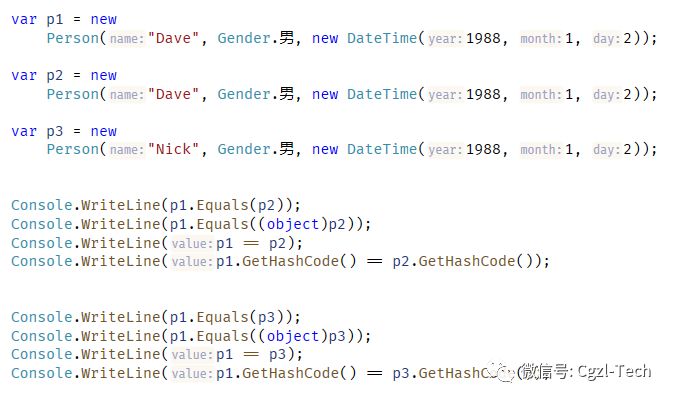 C#相等性 - 为值类型重定义相等性