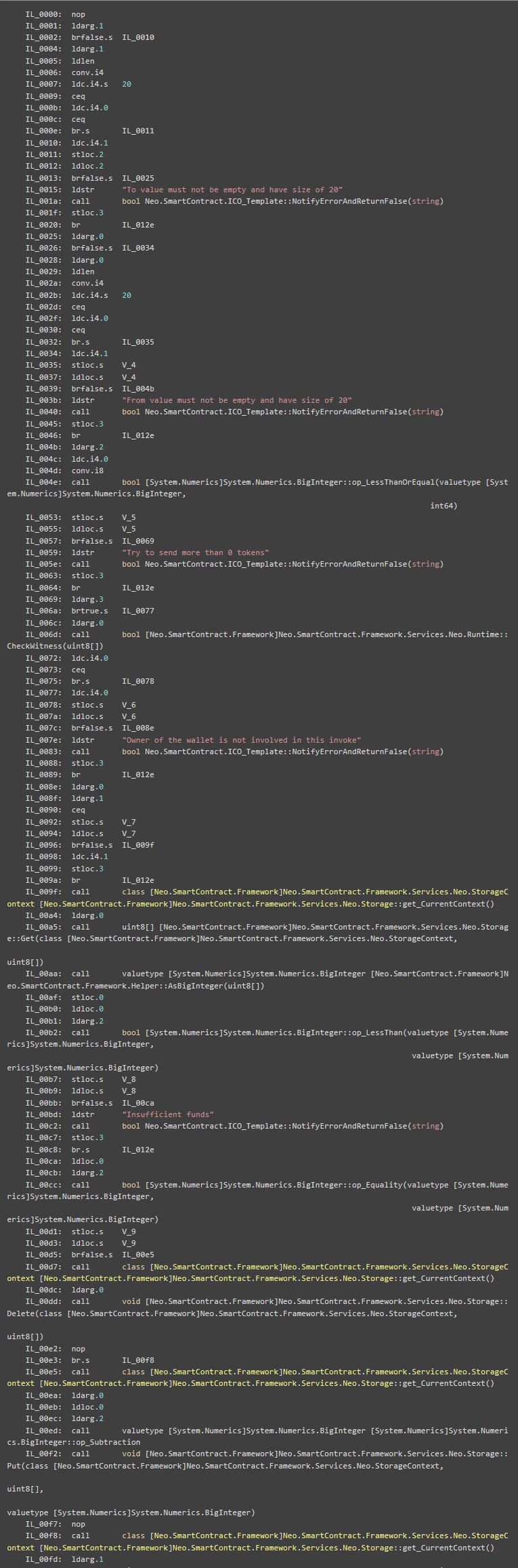 NEO C# 合约编译器原理解析