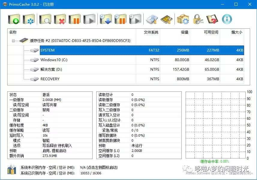 一款能加速你电脑10倍性能的软件——虚拟缓存软件 PrimoCache v3.0.2 中文破解版